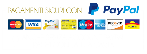 Pagamenti sicuri con PayPal e Carta